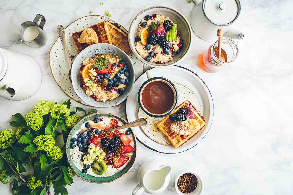 Fruit Salad with Honey and Orange Juice