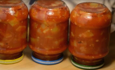 Салат из помидоров и перца на зиму