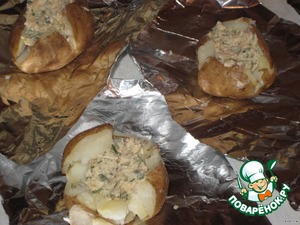Запеченный картофель &laquo;Чесночно-сырный&raquo;