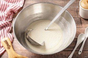 Блины на минеральной воде 