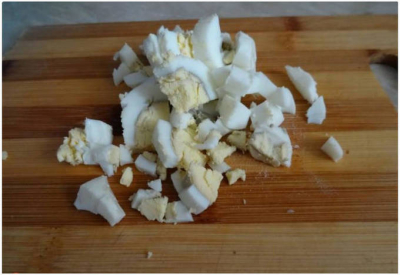 Крабовый салат с рисом